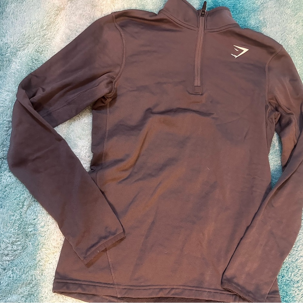 4/$50 - GYMSHARK Men's Gray Quarter-Zip Sweater Sz XS